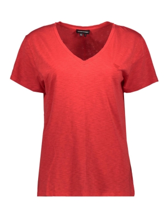Superdry T-shirt STUDIOS SLUB VEE NECK TEE W1011077A SODA POP RED