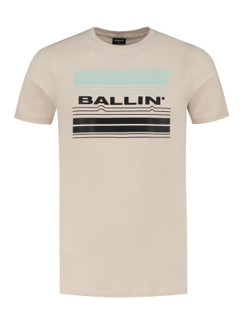 Ballin T-shirt T SHIRT WITH PRINT ON FRONT 23019104 46 SAND
