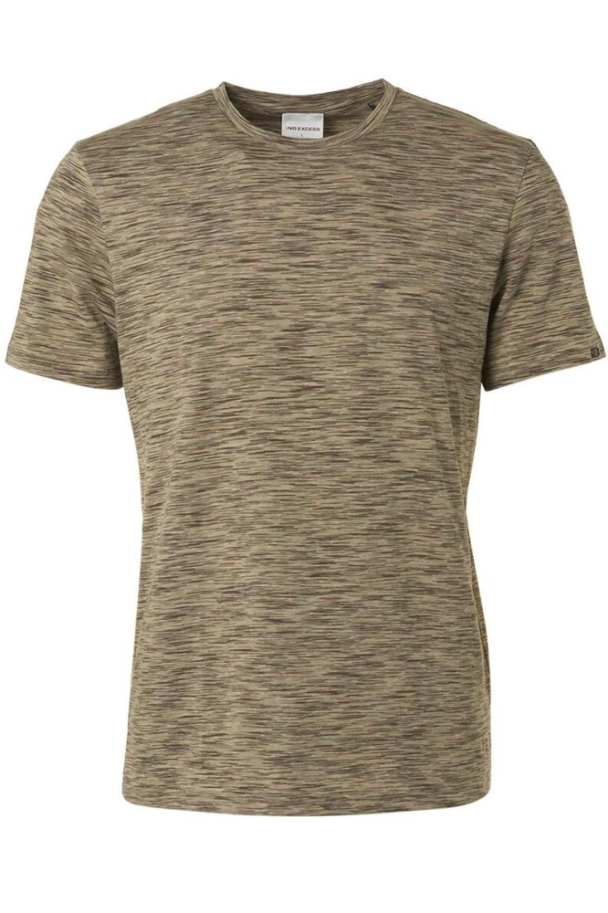 T SHIRT CREWNECK MULTI COLOURED YARN 19340208SN 155 SMOKE GREEN