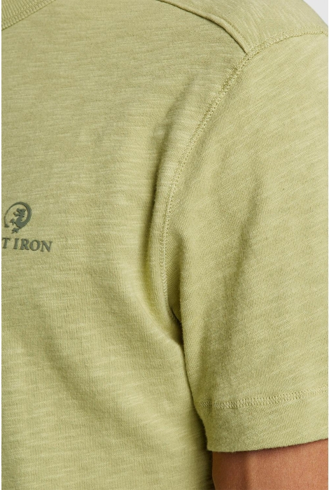 Cast Iron short sleeve r-neck cotton slub