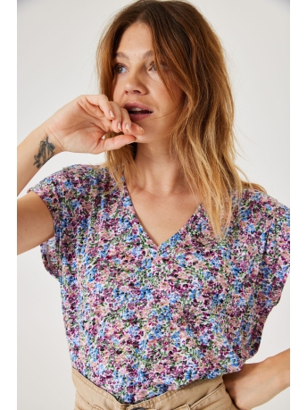 Garcia T-shirt T SHIRT MET PRINT C30008 53 OFF WHITE