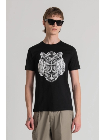 Antony Morato T-shirt DUBAI MMKS02267 FA100144 9000 BLACK