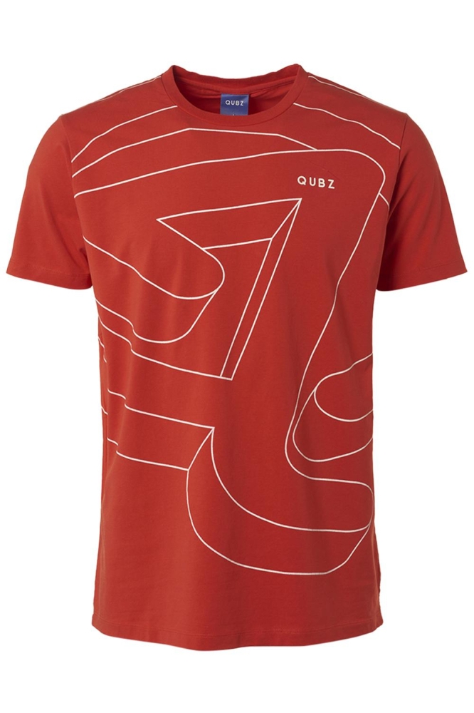 T SHIRT CREWNECK FRONT PRINT Q09350265 161 CHILI