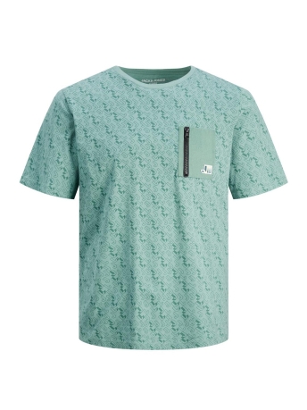 Jack & Jones T-shirt JCOLOGAN AOP TEE SS CREW NECK SS23 12236692 Trellis
