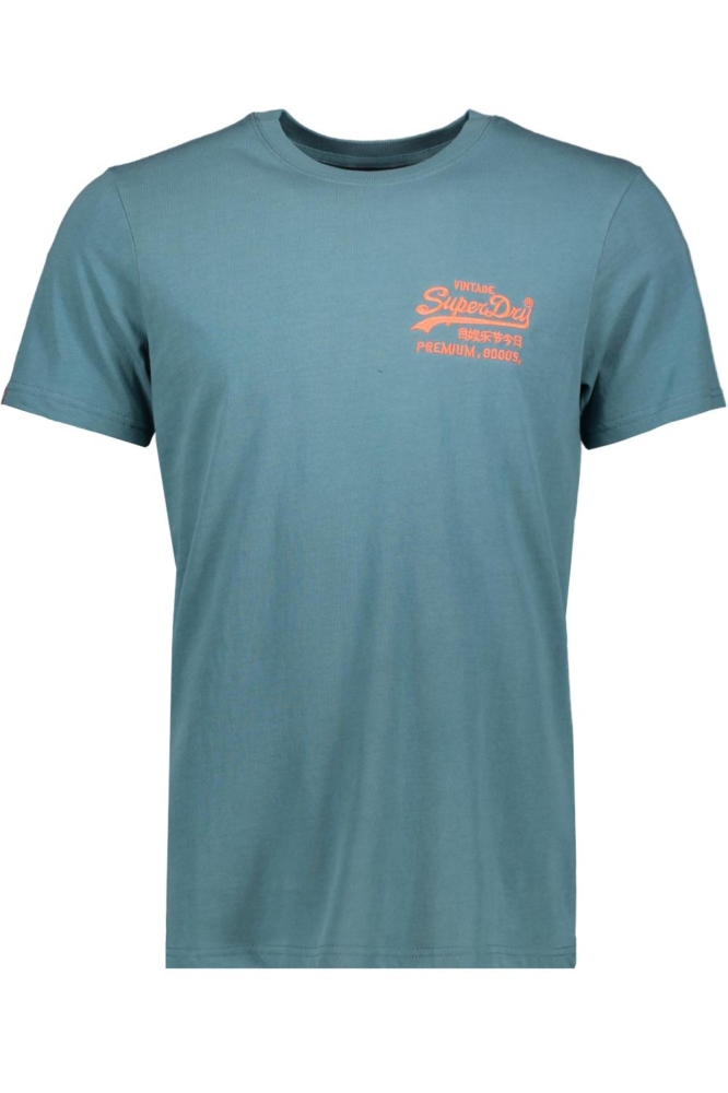 VINTAGE VL NEON TEE M1011478A HYDRO BLUE