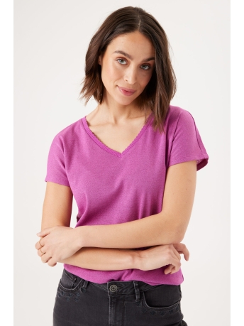 Garcia T-shirt T SHIRT G30004 3748 MEADO MAUVE