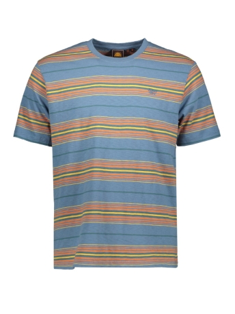 Superdry T-shirt VINTAGE TEXTURED TEE M1011541A  POTTERY BLUE STRIPE