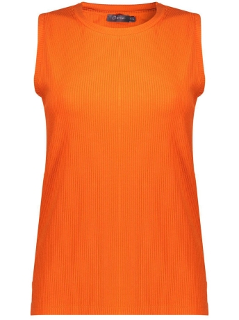 Geisha Top RIBGEBREIDE SINGLET 32108 Orange