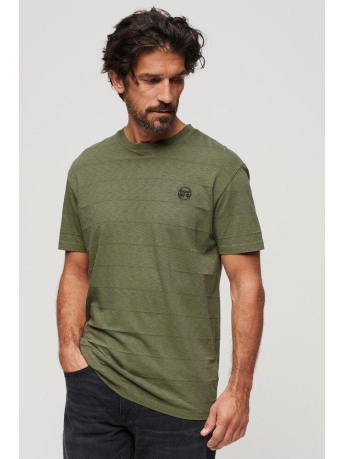 Superdry T-shirt VINTAGE TEXTURE TEE M1011570A OLIVE KHAKI