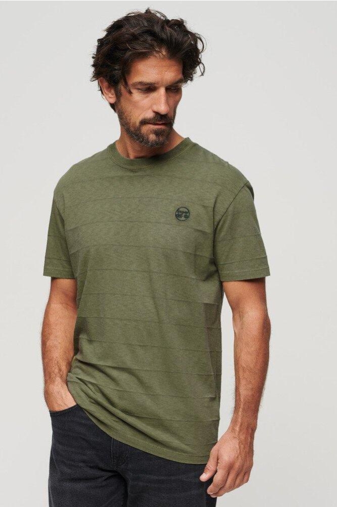 VINTAGE TEXTURE TEE M1011570A OLIVE KHAKI