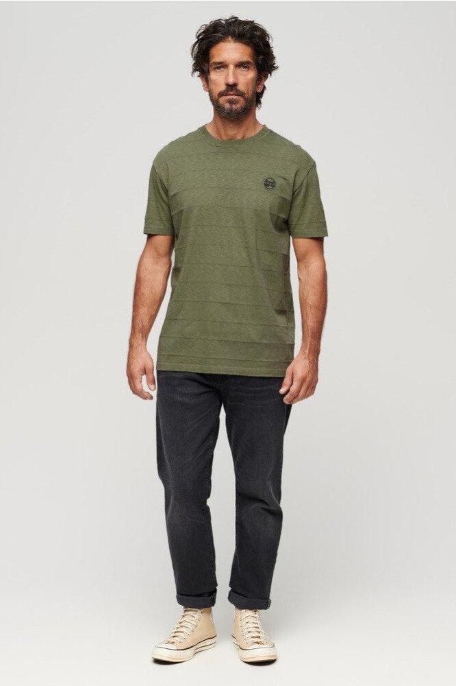 VINTAGE TEXTURE TEE M1011570A OLIVE KHAKI