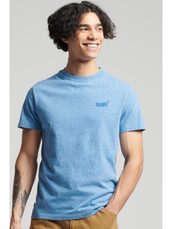 Superdry T-shirt VINTAGE LOGO EMB TEE M1011245A 5XQ FRESH BLUE GRIT