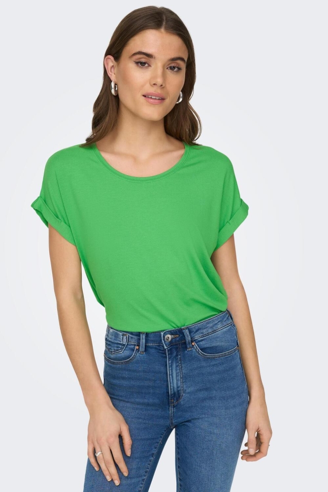 ONLMOSTER S/S O-NECK TOP NOOS JRS 15106662 Vibrant Green