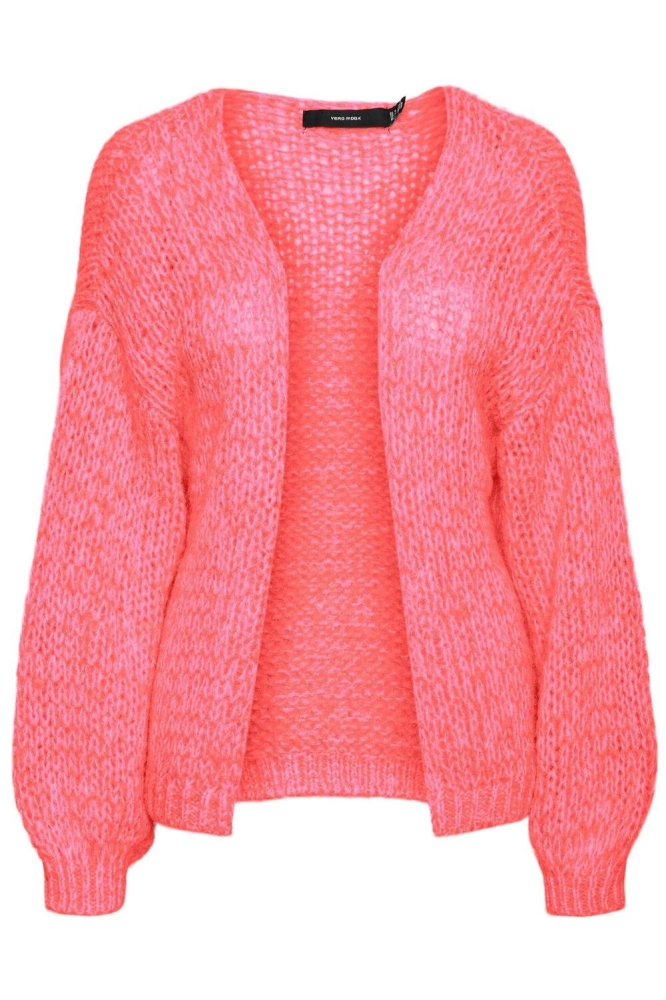 VMBELLA LS OPEN CARDIGAN GA EXP 10289983 GEORGIA PEACH