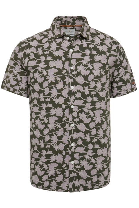 Cast Iron short sleeve shirt print on pique