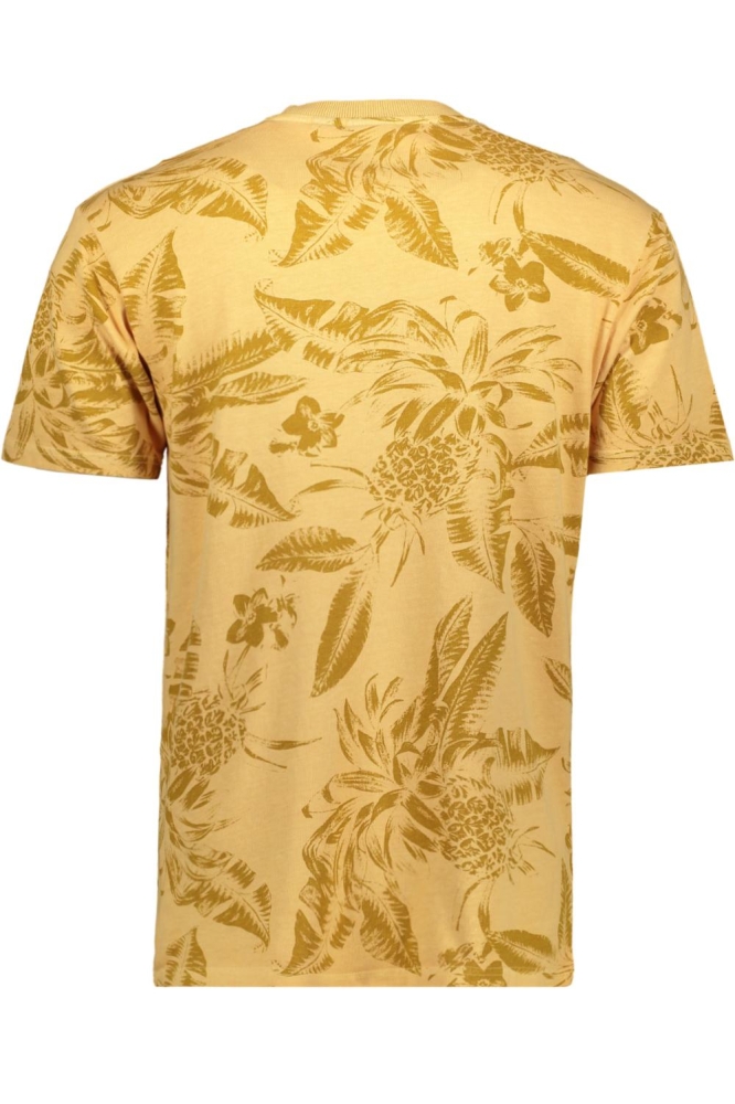 VINTAGE OD PRINTED TEE M1011571A GOLDEN YELLOW OVERDYE