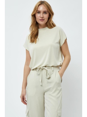 Minus T-shirt FRIKKA T SHIRT MI5256 0175 LIGHT BIRCH