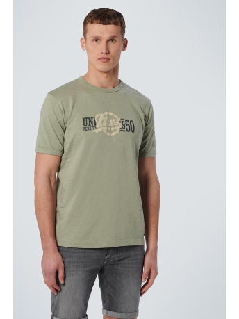NO-EXCESS T-shirt T SHIRT CREWNECK GARMENT PRINT 19350370 155 SMOKE GREEN