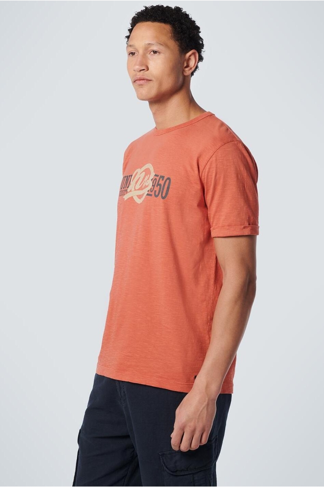 T SHIRT CREWNECK GARMENT PRINT 19350370 192 PAPAYA