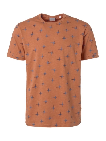 NO-EXCESS T-shirt T SHIRT CREWNECK ALLOVER PRINTED 19350372 192 PAPAYA