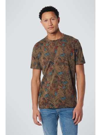 NO-EXCESS T-shirt T SHIRT CREWNECK ALLOVER PRINTED 19350378 053 ARMY