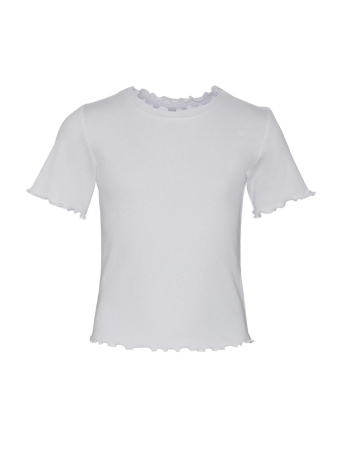 Pieces Kids T-shirt PKANNA SS SHORT TEE TW NOOS 17138625 Bright White