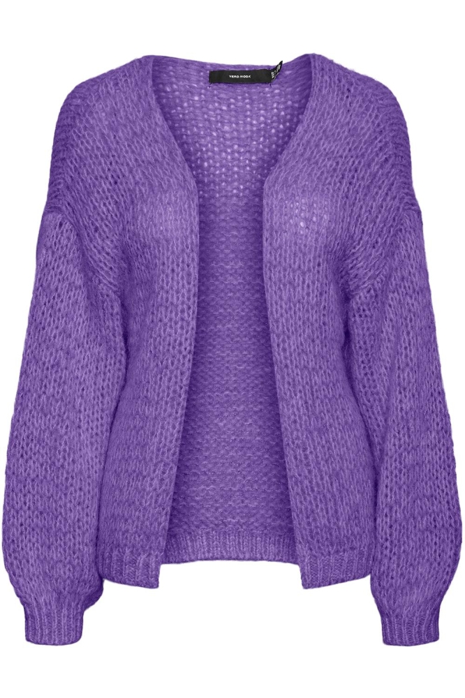 VMBELLA LS OPEN CARDIGAN GA EXP 10289983 Paisley Purple/W.PASSION