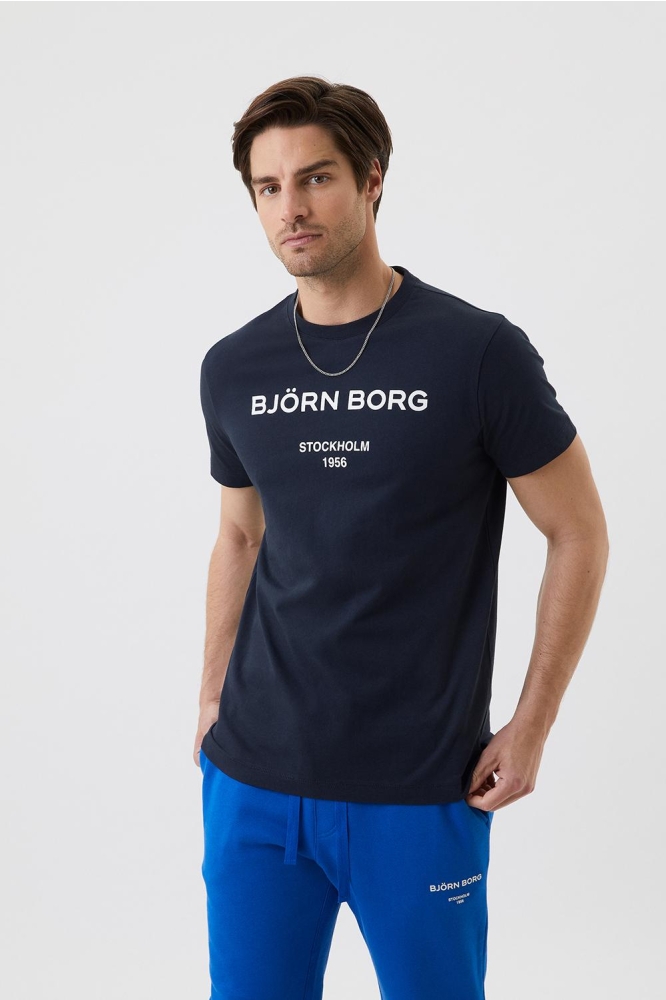 BORG LOGO T SHIRT 10001627 NA002 NIGHT SKY