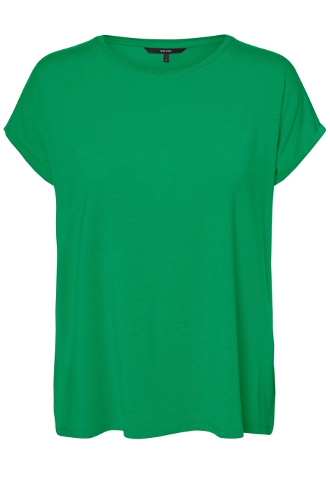 vmava plain ss top gajrs noos 10284468 vero moda t-shirt bright green