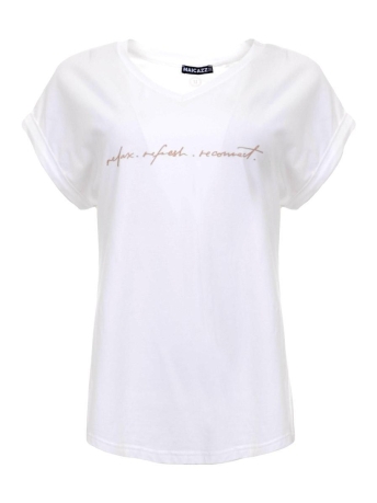 Maicazz T-shirt EQUAL T SHIRT SP23 75 324 OFF WHITE LIGHT SAND