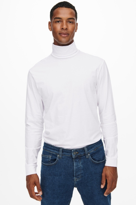 Only & Sons witte heren t-shirt