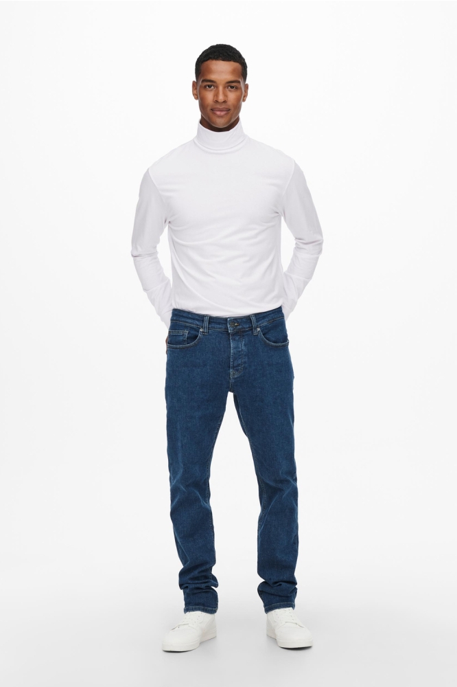 Only & Sons witte heren t-shirt