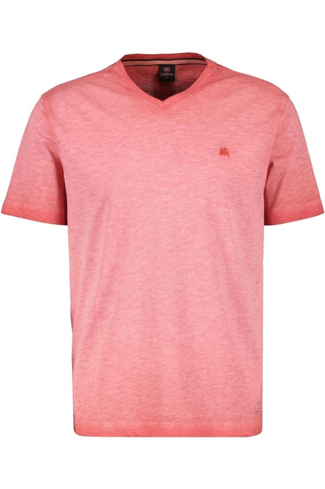 V HALS SHIRT VERVAAGD GEMELEERD 2343150 329