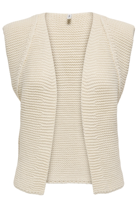 Only beige dames gilet | Vooraanzicht