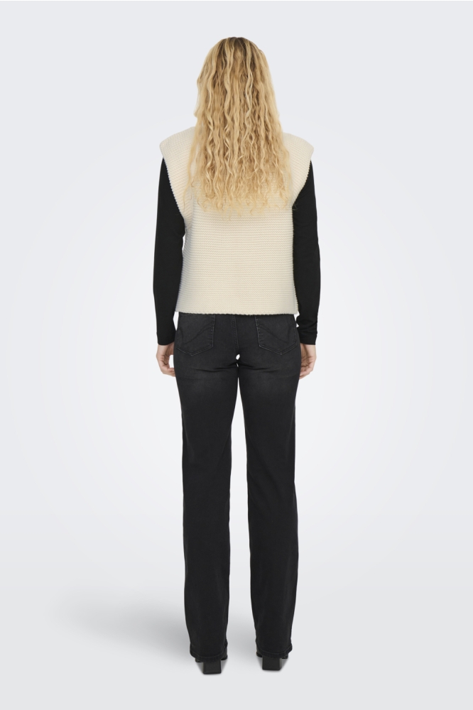 Only beige dames gilet | Model