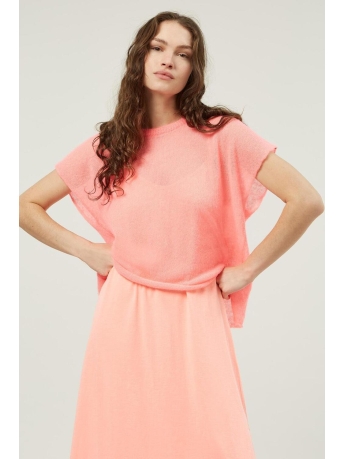 10 Days Trui TEE THIN KNIT 20 604 3202 1223 Fluor Coral