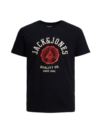 Jack & Jones Junior T-shirt JJELOGO TEE SS O-NECK 2COL AW22 NOO 12213081 Black