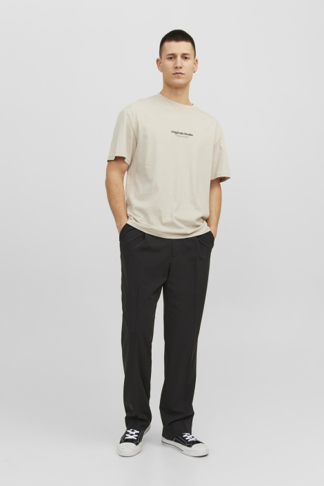 Jack & Jones beige heren t-shirt | Model
