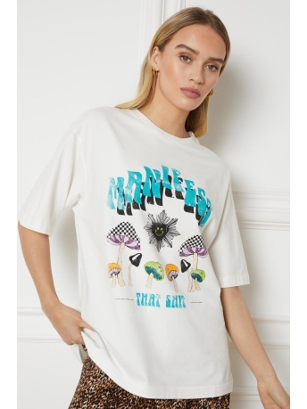 Refined Department T-shirt MAGGY R2303715069 002 OFF WHITE