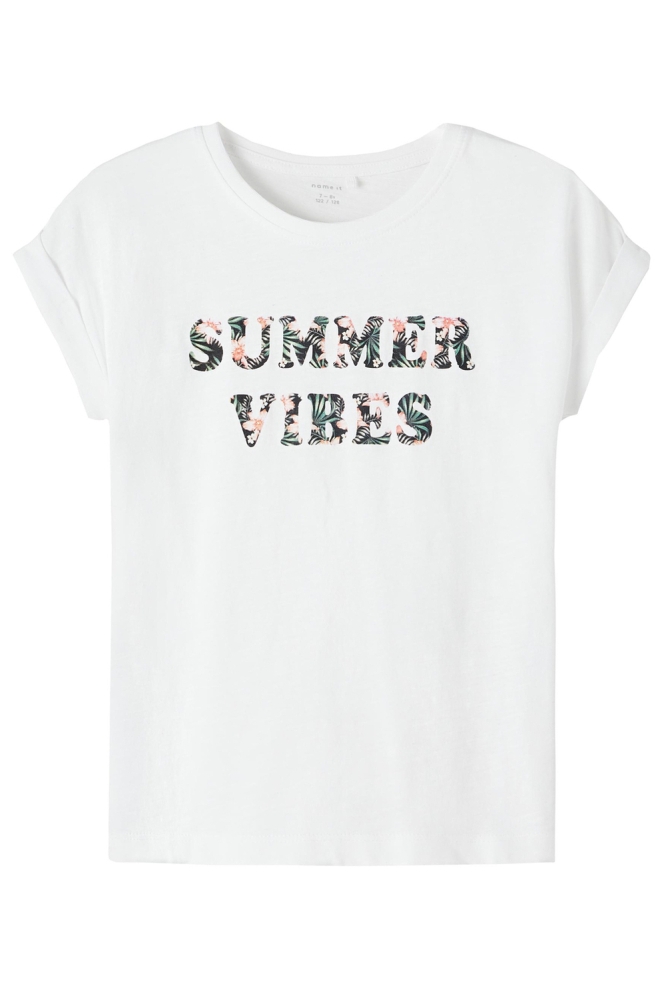 NKFFAMMA SS TOP NOOS 13218585 Bright White