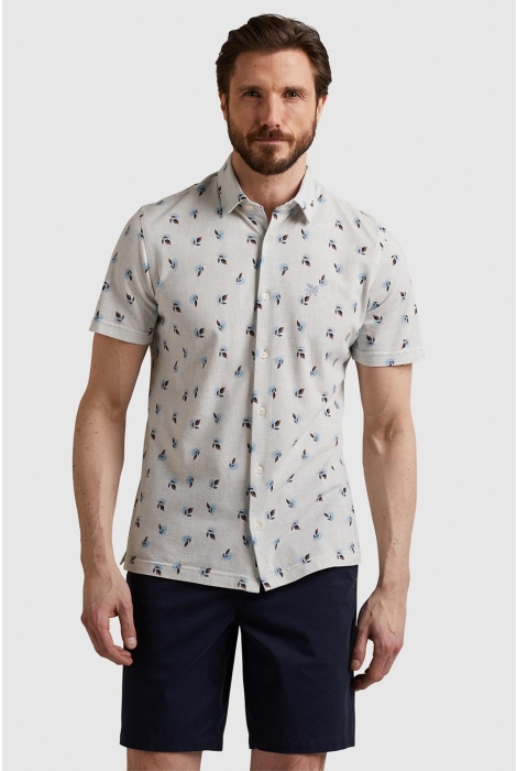 Vanguard short sleeve shirt print at pique