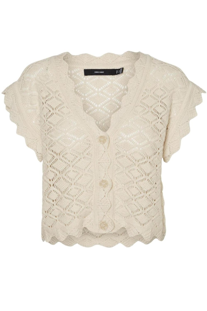 VMCELIA SL V-NECK CARDIGAN 10290174 BIRCH
