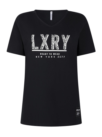 Zoso T-shirt DAMARA T SHIRT WITH PRINT 231 0008/0005 NAVY /OFF WHITE