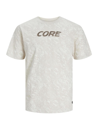 Jack & Jones T-shirt JCOAOP LUNER TEE SS CREW NECK SMU 12252385 Moonbeam