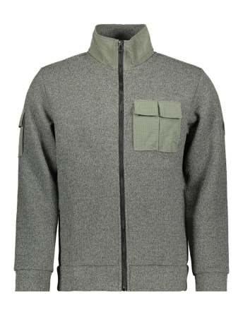 Jack & Jones Vest JCOPOCKET KNIT CARDIGAN 12192980 Agave Green