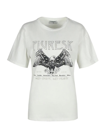 Fluresk T-shirt CHARLY T SHIRT 23VQF20 011 OFF WHITE