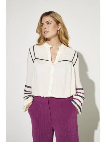 Harper & Yve Blouse TAYLOR LS FW23P608 202 ecru
