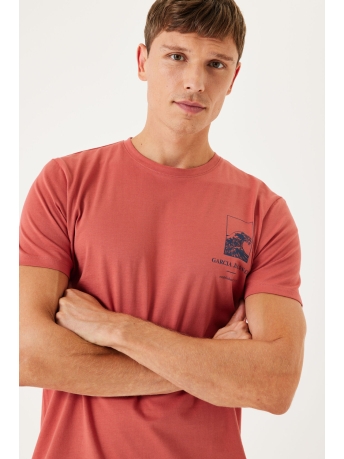 Garcia T-shirt T SHIRT E31001 1438 Dusty Cedar 