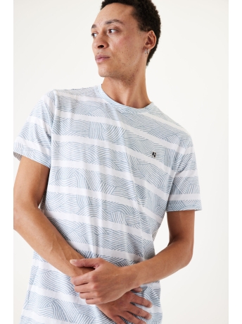 Garcia T-shirt T SHIRT E31012 1863 Dusty Blue 