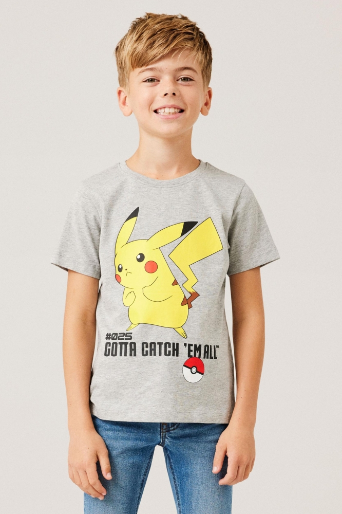 NKMNIKHIL POKEMON SS TOP BOX NOOS B 13213082 Grey Melange
